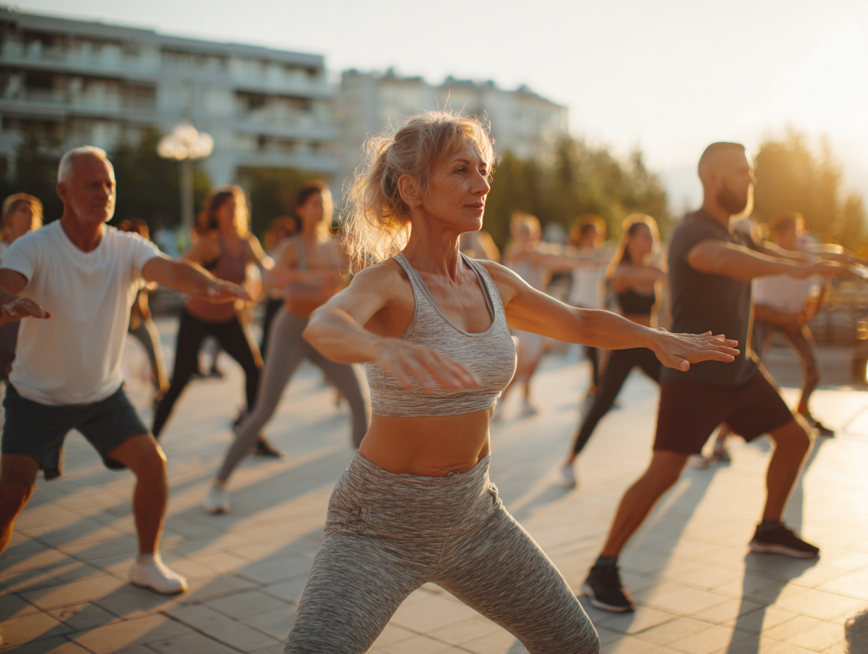 Тренер працює з клієнтом